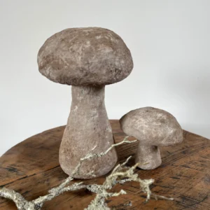 Handgemaakte paddenstoelen van papier-mache