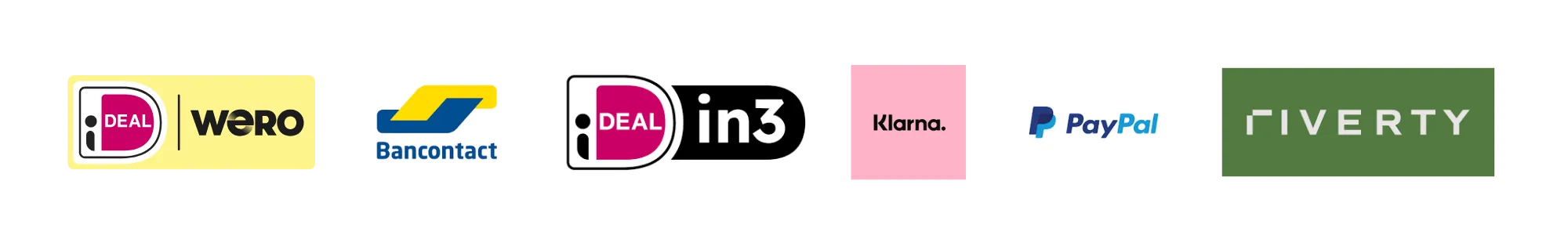 Veilig betalen via onze betaalmethodes.