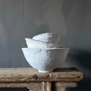 Compositie van 3 schalen | papier-maché | 01